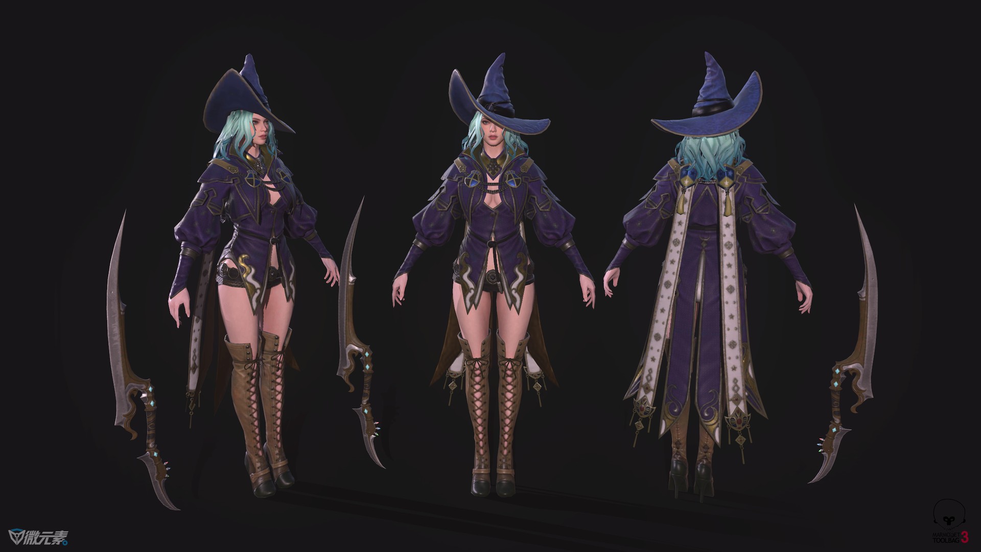 Darkness Rises 美女 剑士 法袍