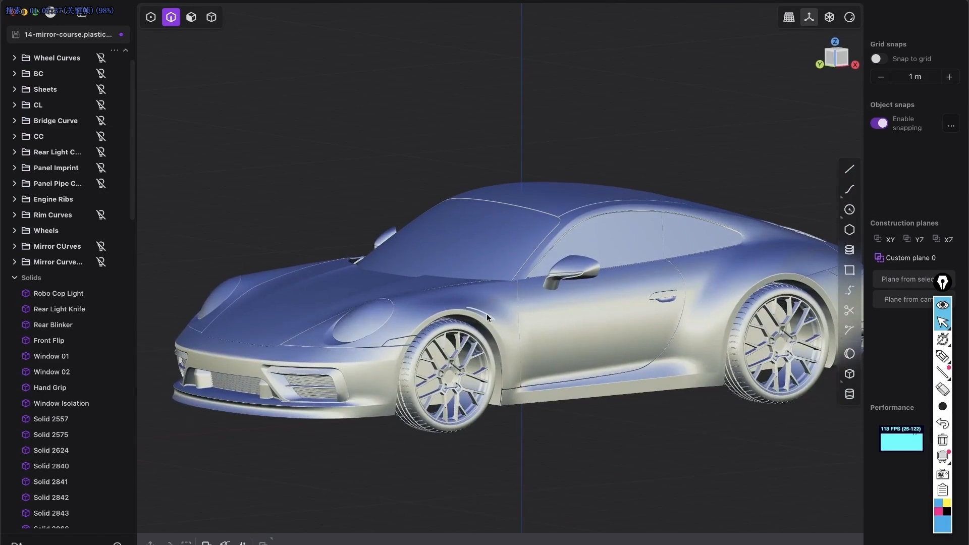Plasticity Car Modelling Course