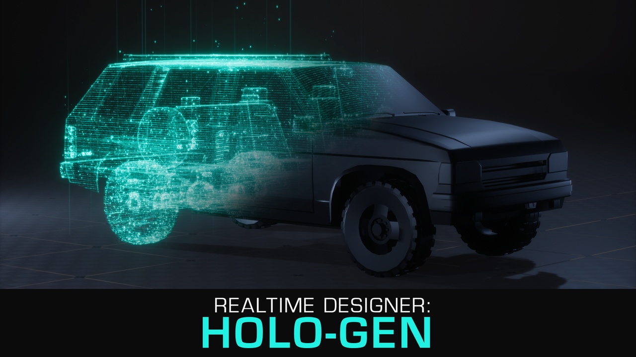 Holo-Gen Hologram Creator System-全息创建系统蓝图