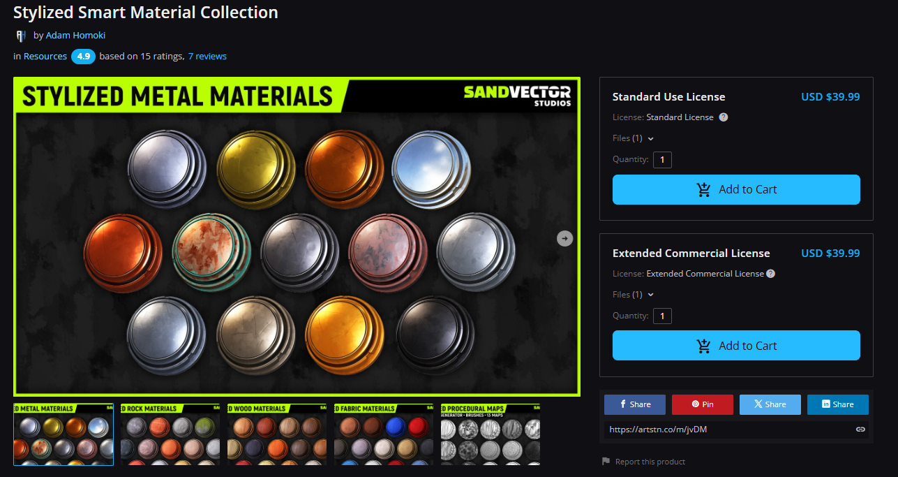 Stylized Smart Material Collection