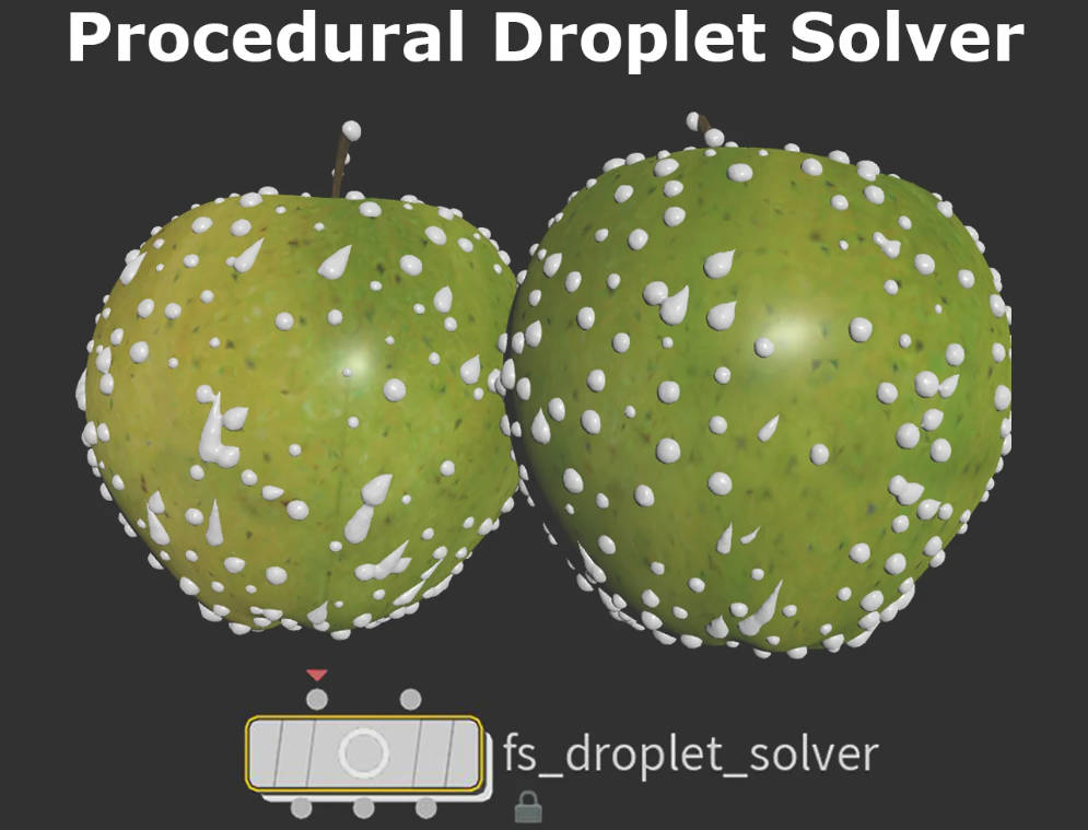 Houdini fs_droplet_solver丨houdini水滴