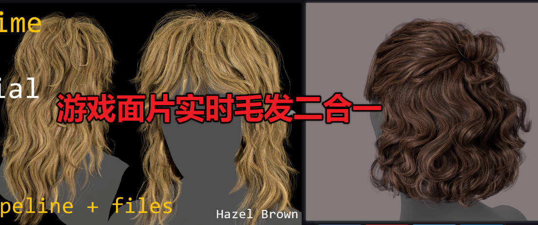 实时毛发二合一